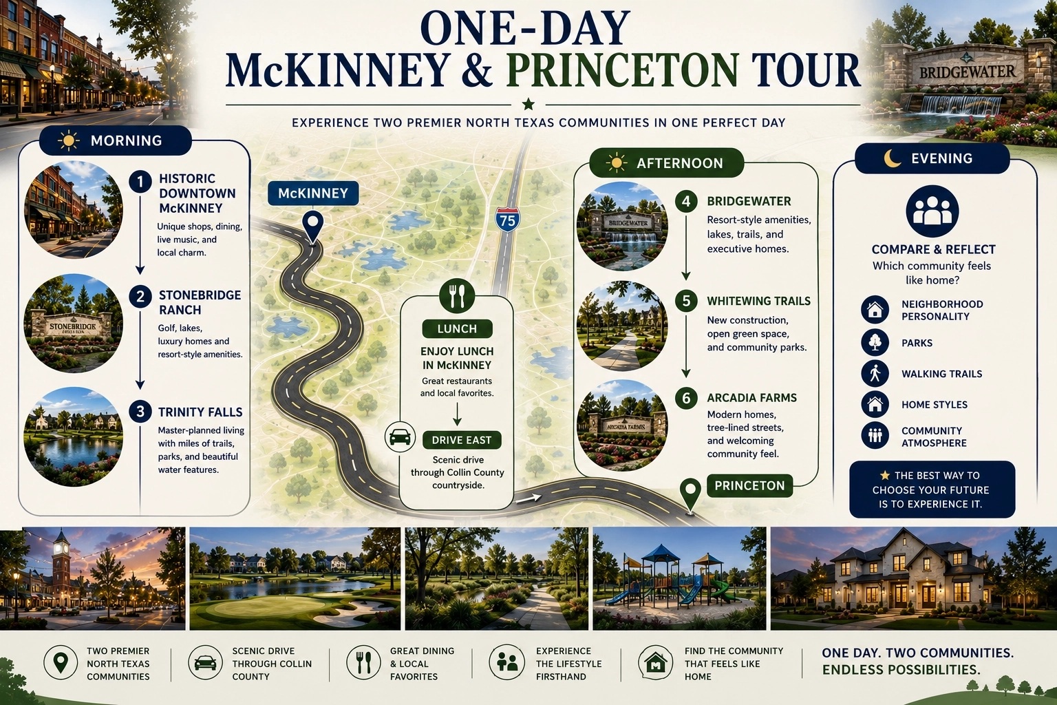 mckinney vs princeton tx one day tour