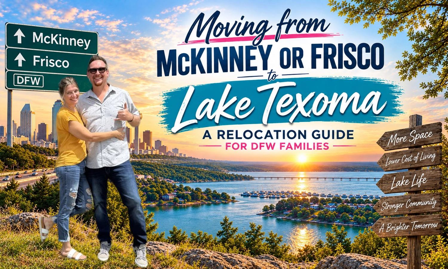 Moving from McKinney or Frisco to Lake Texoma: A Relocation Guide for DFW Families