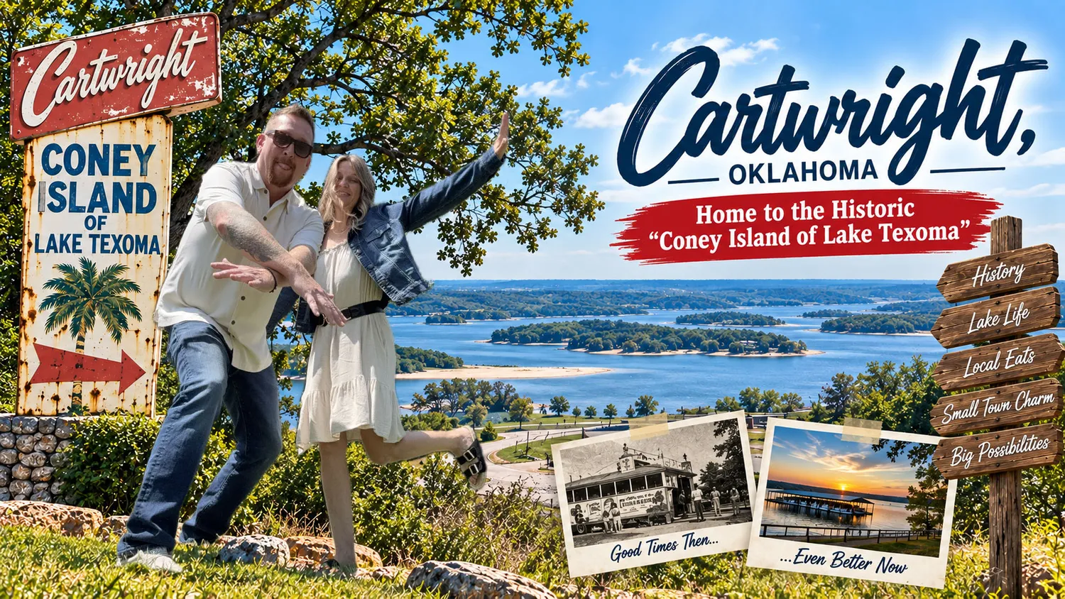 Cartwright, Oklahoma: Home to the old "Coney Island of Lake Texoma"