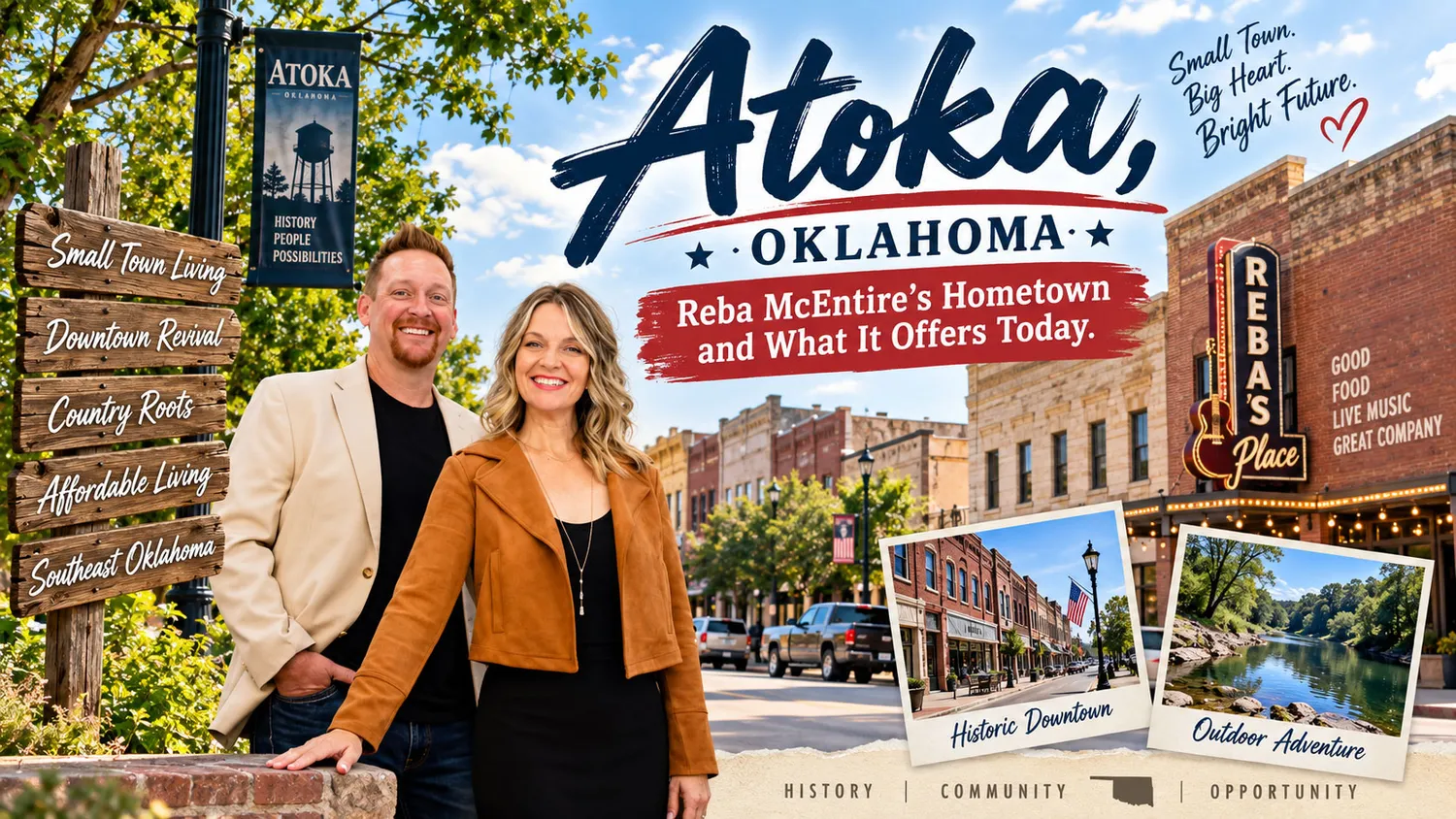 Atoka, Oklahoma: Reba McEntire's Hometown and What It Offers Today