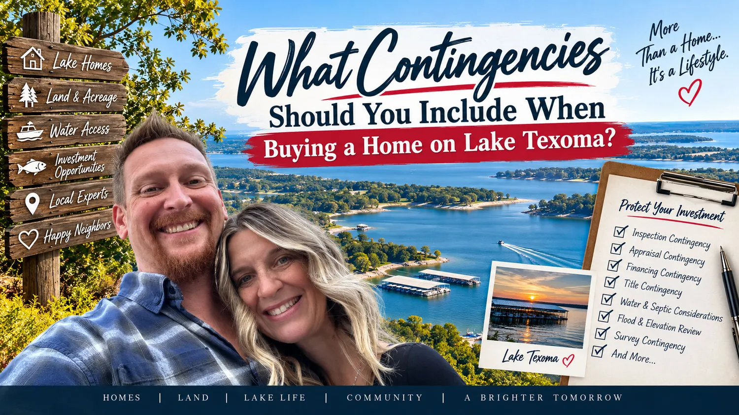 What Contingencies Should You Include When Buying a Home on Lake Texoma?
