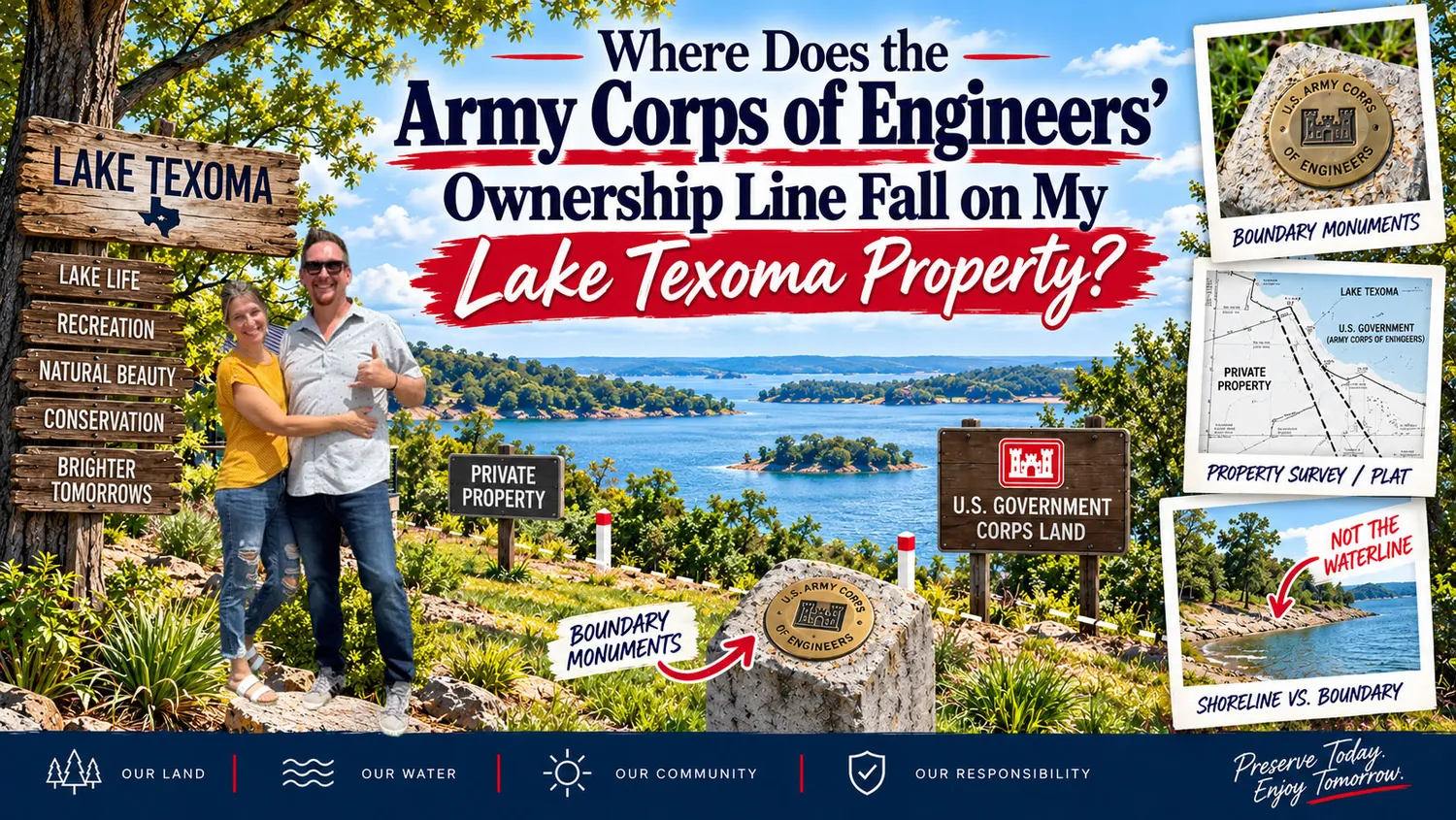 Where Does the Army Corps of Engineers' Ownership Line Fall on My Lake Texoma Property?