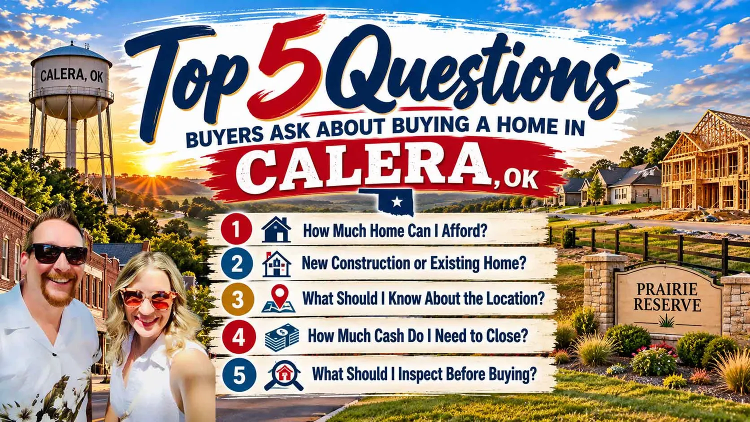 Top 5 Questions Buyers Ask About Buying a Home in Calera