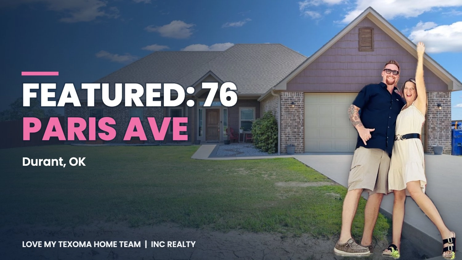 Featured Home: 76 Paris Ave, Durant, OK | Like-New Home on a Half-Acre Lot