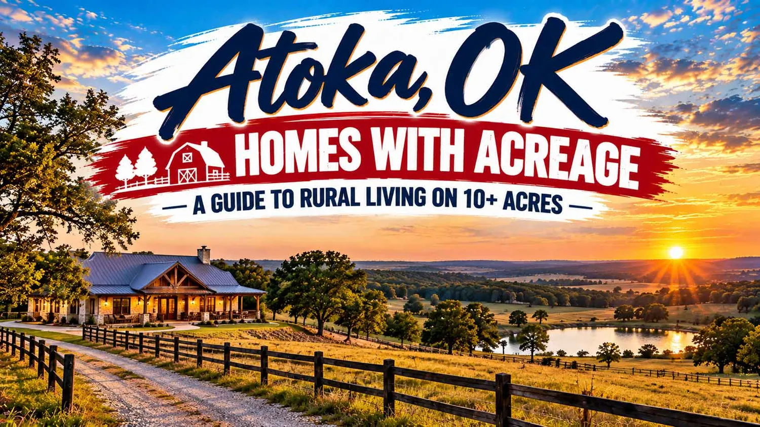 Atoka, OK Homes with Acreage: A Guide to Rural Living on 10+ Acres