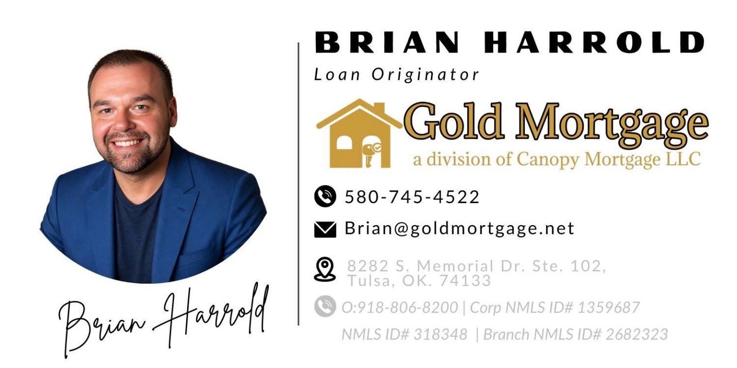 Brian Harrold, loan originator with Gold Mortgage, a division of Canopy Mortgage LLC