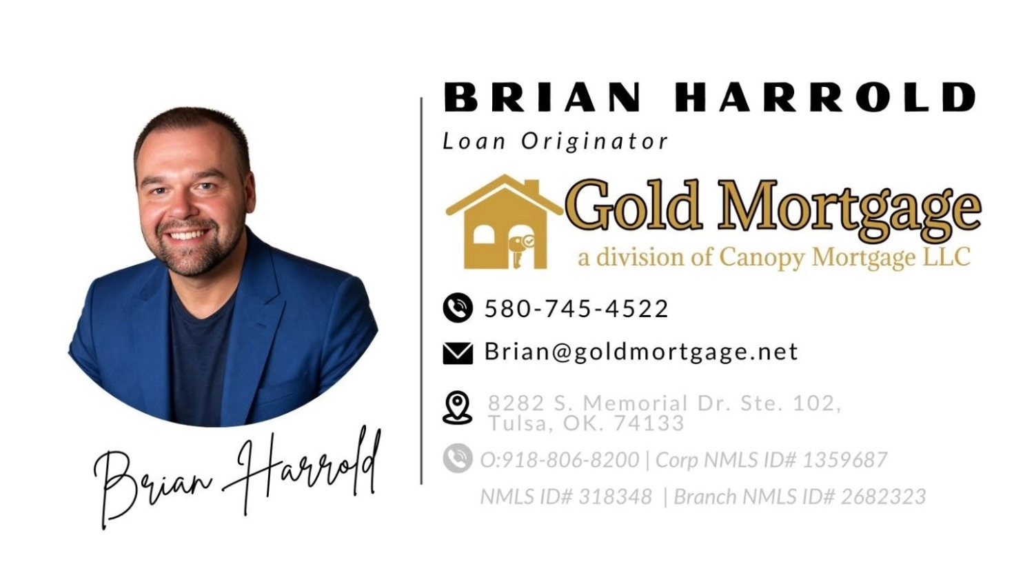 Meet Gold Mortgage: Brian Harrold, Mortgage Lender for Texoma Home Buyers