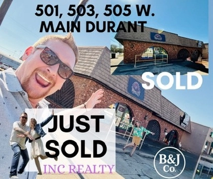 SOLD: 501 W Main St, Durant, OK – Leased Mixed-Use Building on Main Street