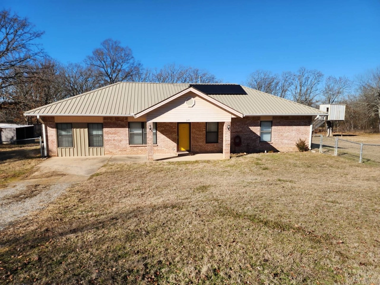 SOLD: 3177 Rock House Rd, Bennington, OK – Brick Home with Metal Roof