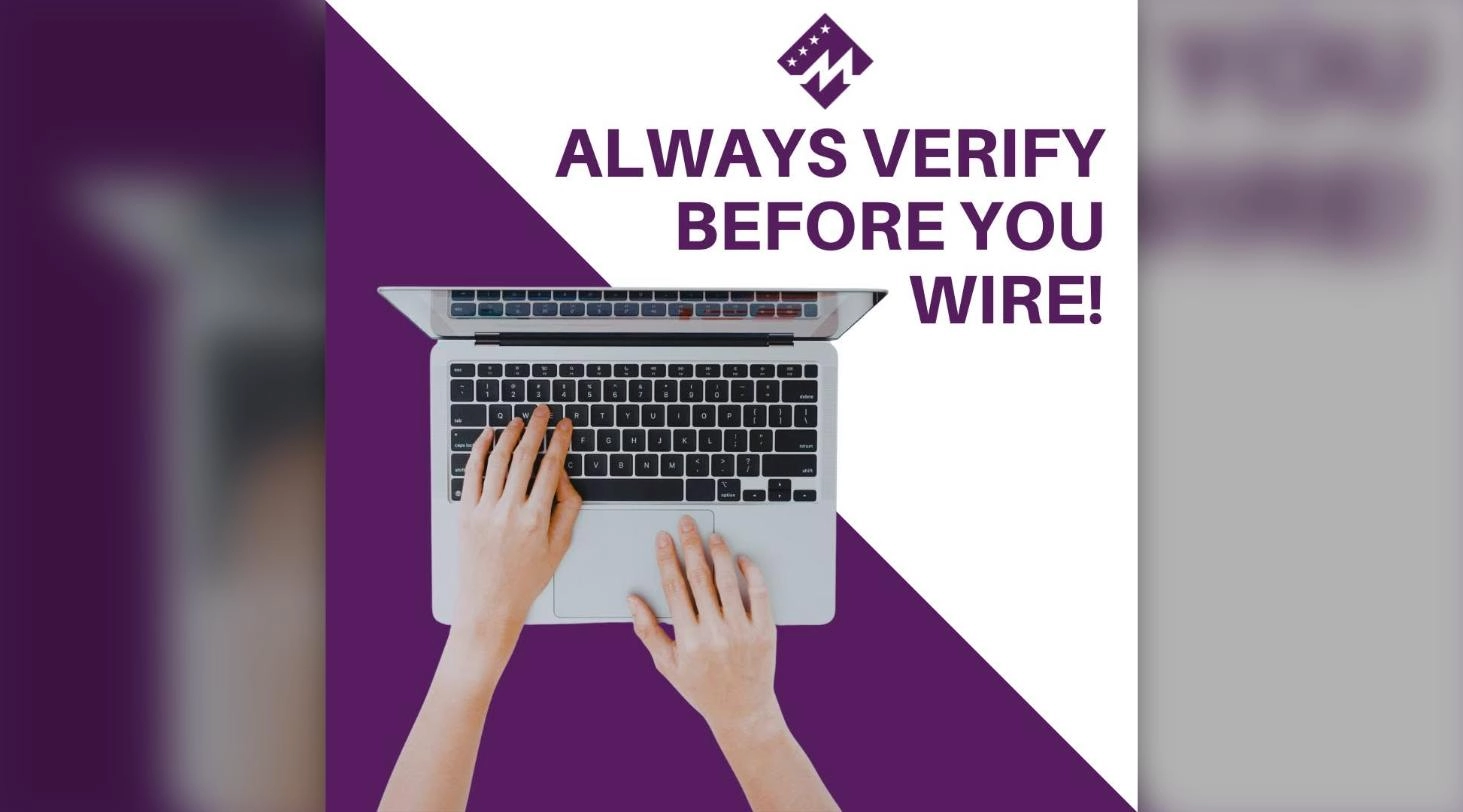 Always verify before you wire closing funds, a wire fraud reminder from Marshall County Abstract Company