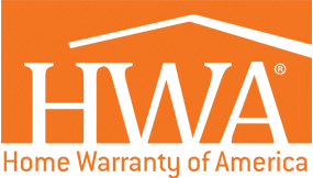 HWA Home Warranty of America logo, home warranty provider serving Texas and Southern Oklahoma