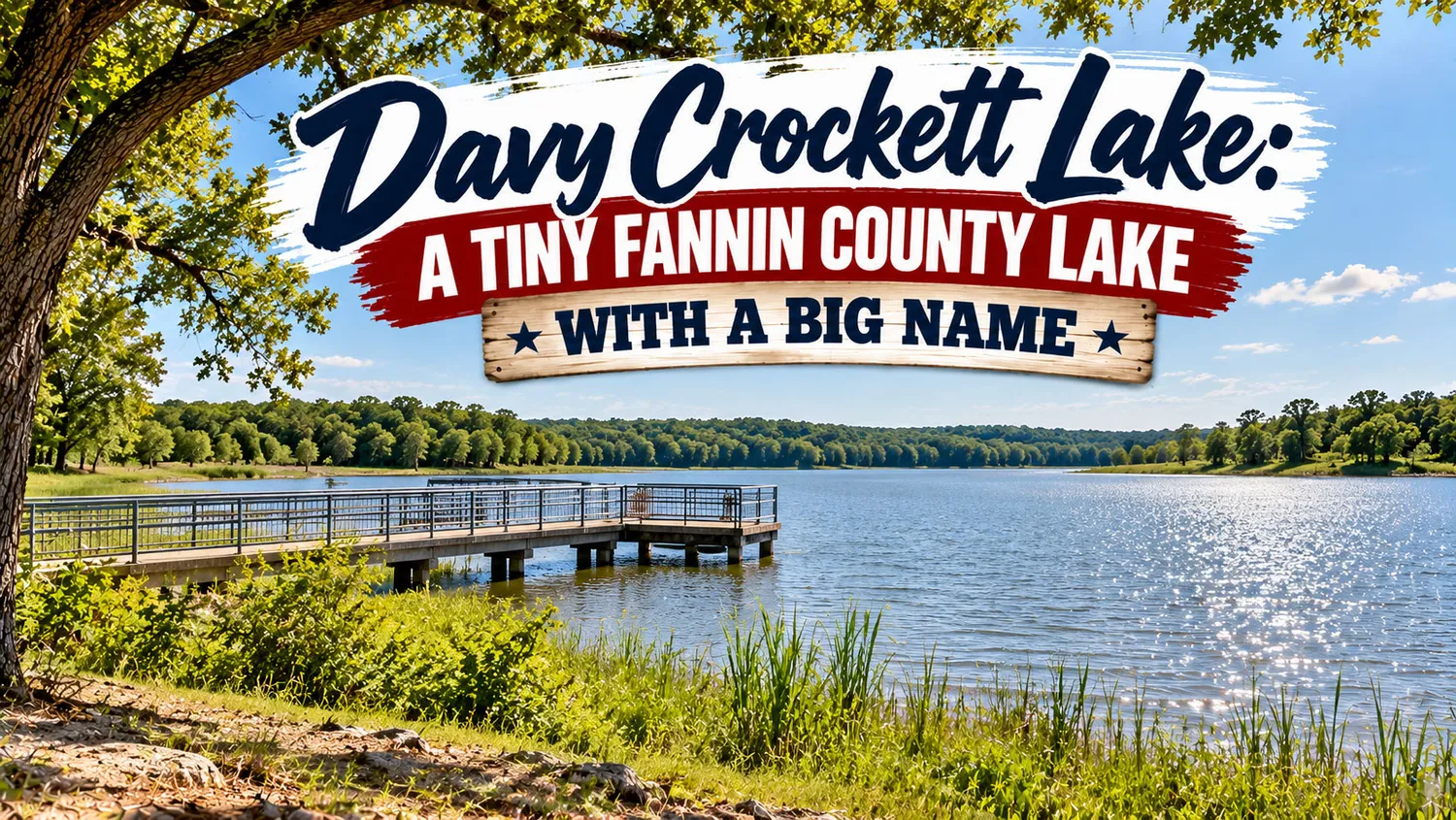 Davy Crockett Lake: A Tiny Fannin County Lake With a Big Name