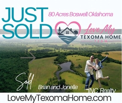 SOLD: 4055 Rd, Boswell, OK – 80 Acres with 3 Ponds & Hay Meadow