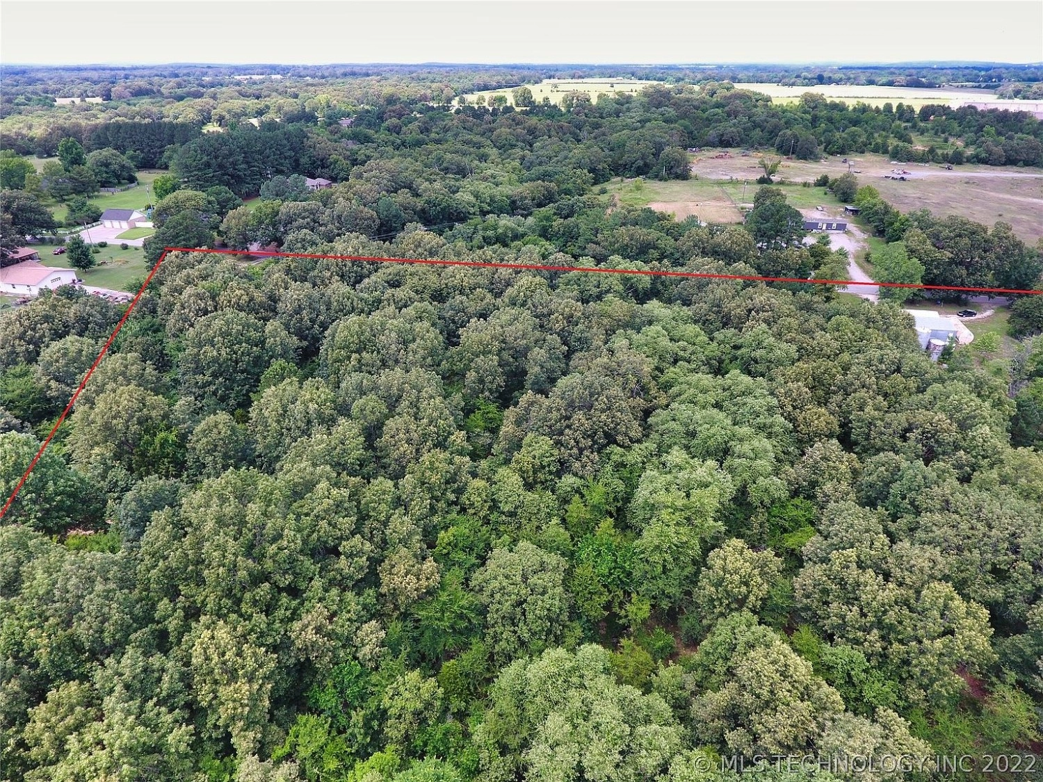 000 Community Chapel Tushka OK - aerial view