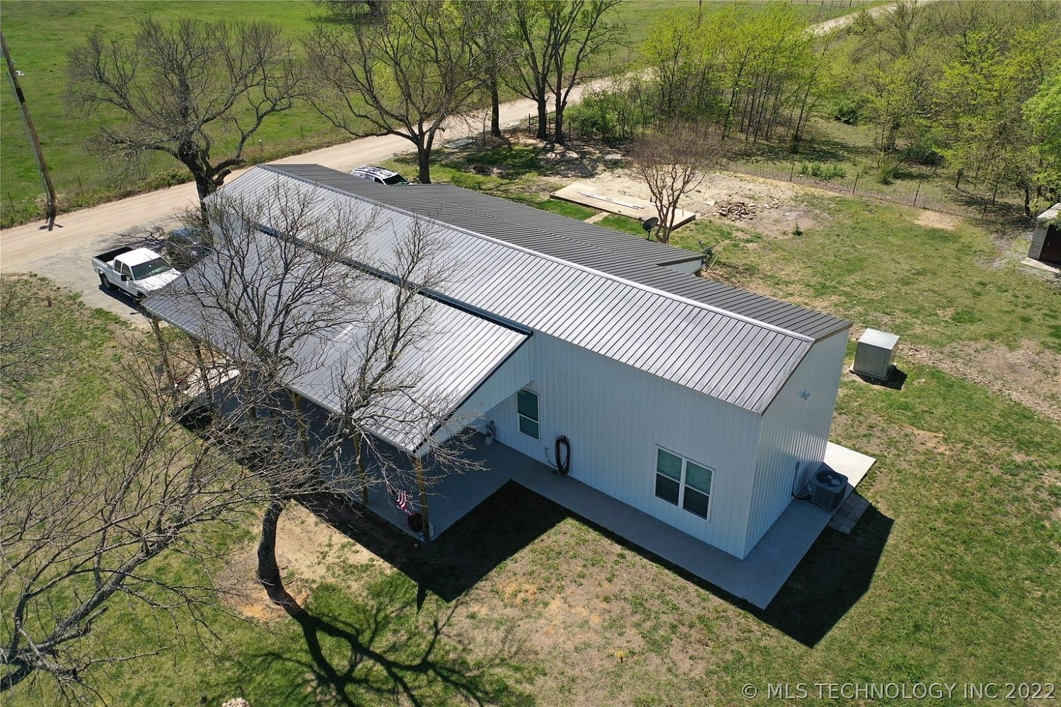 9183 E Prairie View Kenefic OK - aerial view
