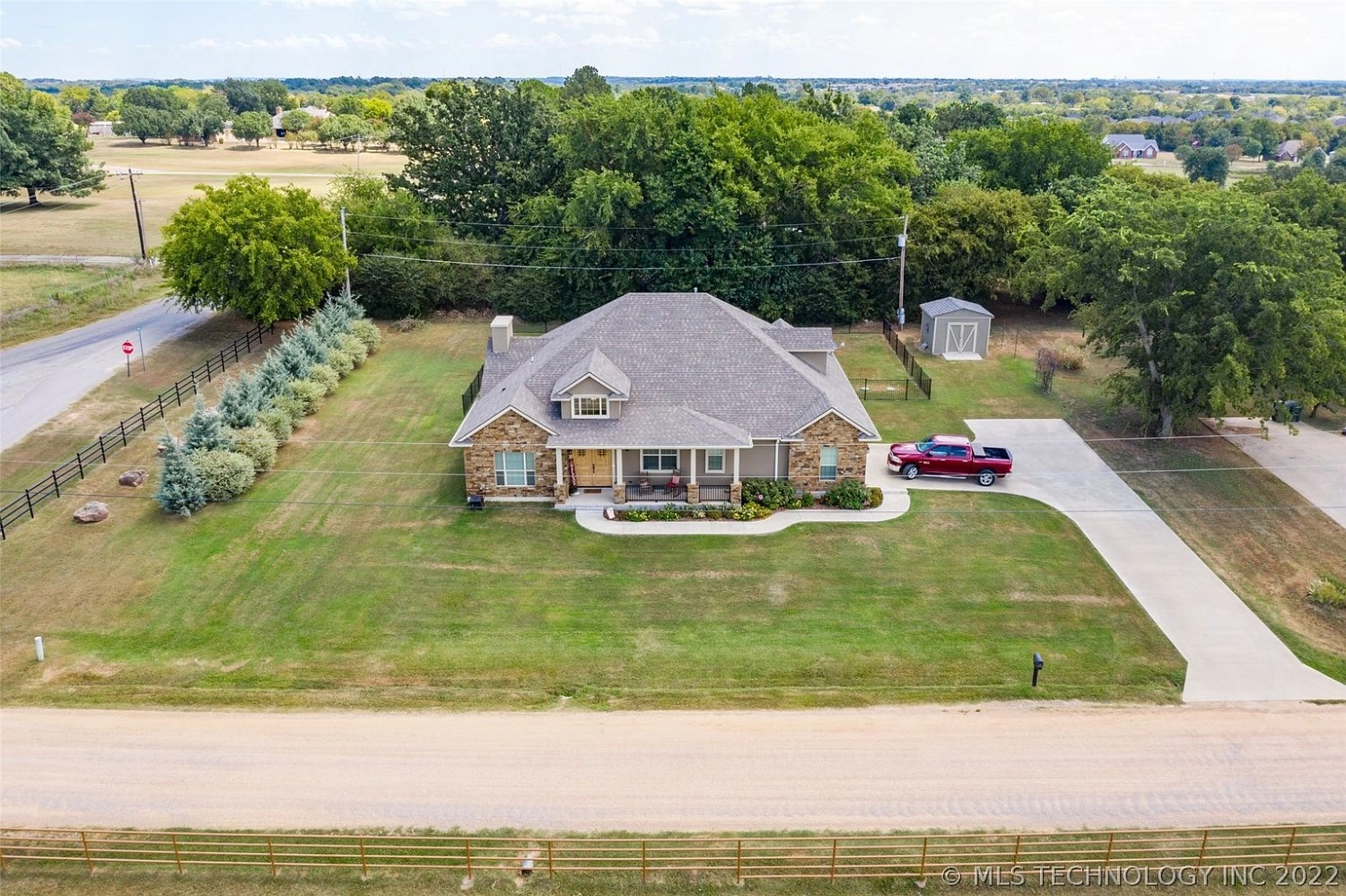 27 Madison Durant OK - aerial view