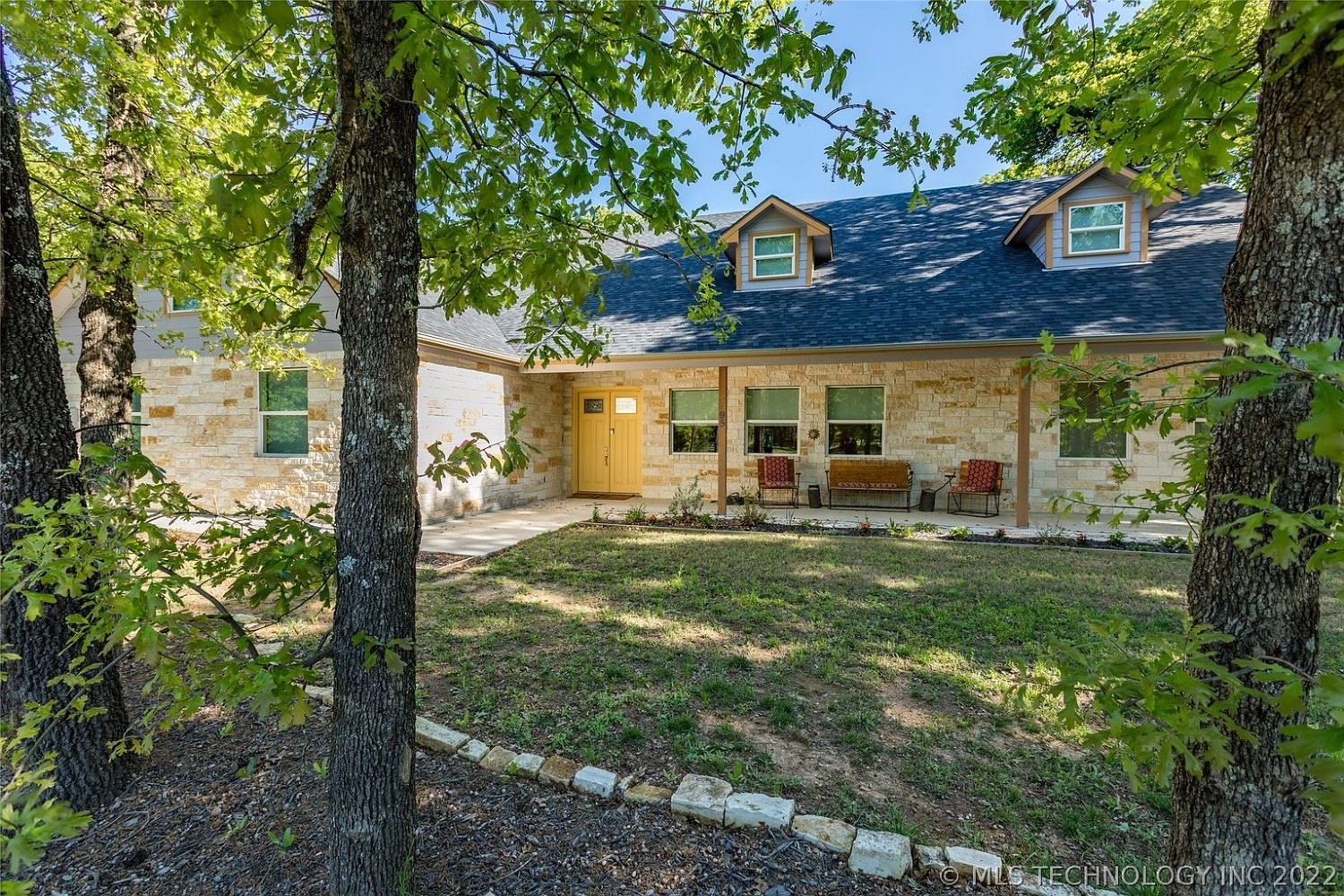 95 Post Oak Lane Cartwright OK - front of house