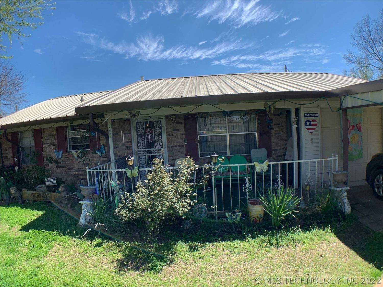 407 Moore Avenue Colbert OK - back of house
