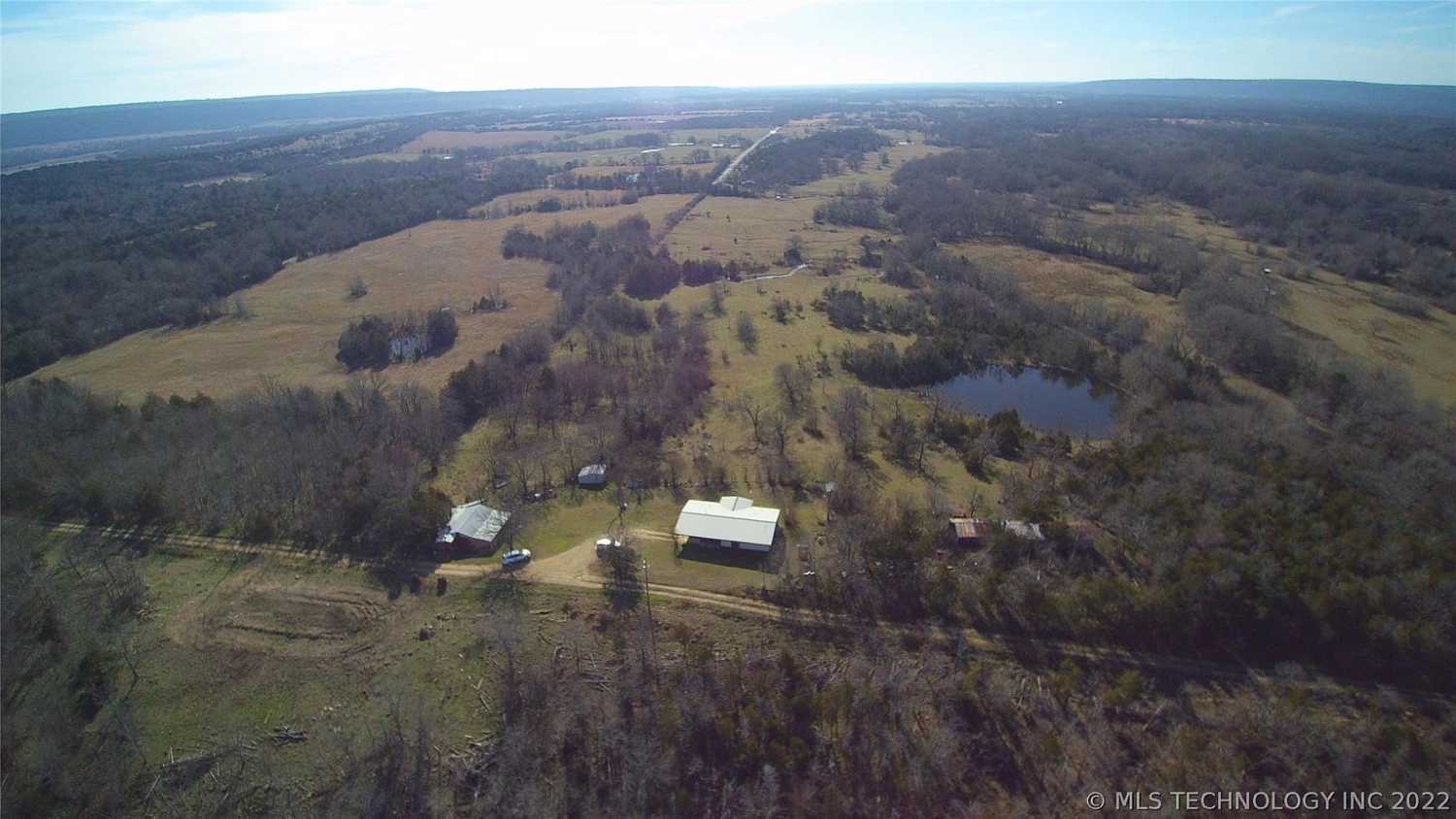 409212 E 1790 Road Antlers OK - Land aerial