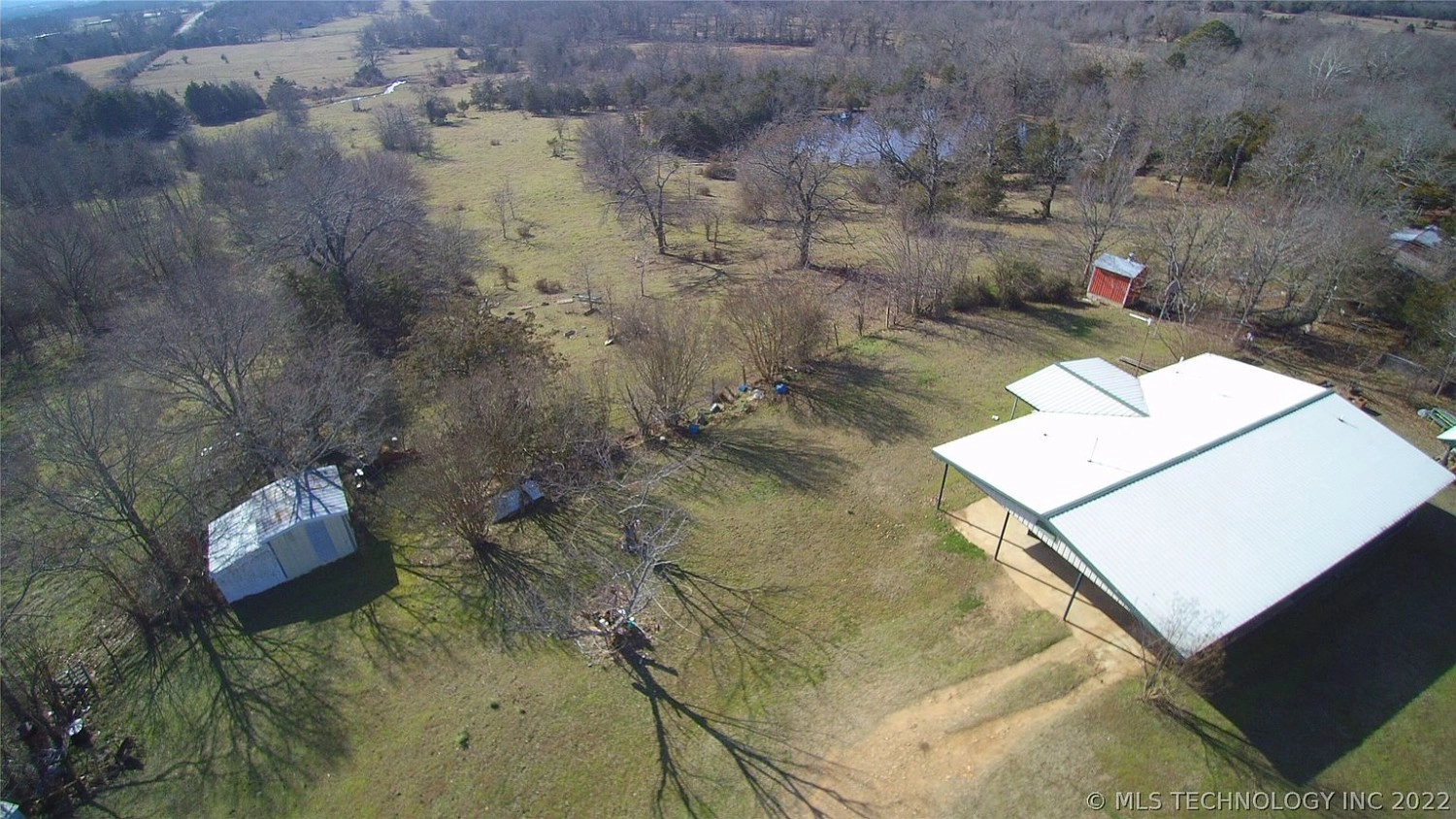 409212 E 1790 Road Antlers OK - Outbuilding aerial