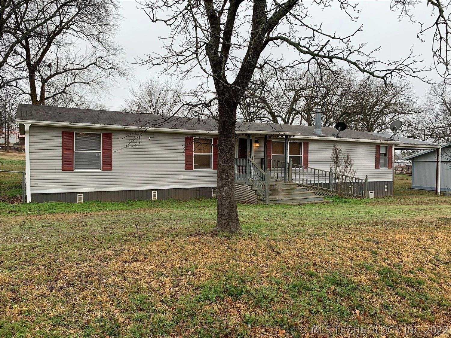 104 Quail Road Mead OK - Front yard