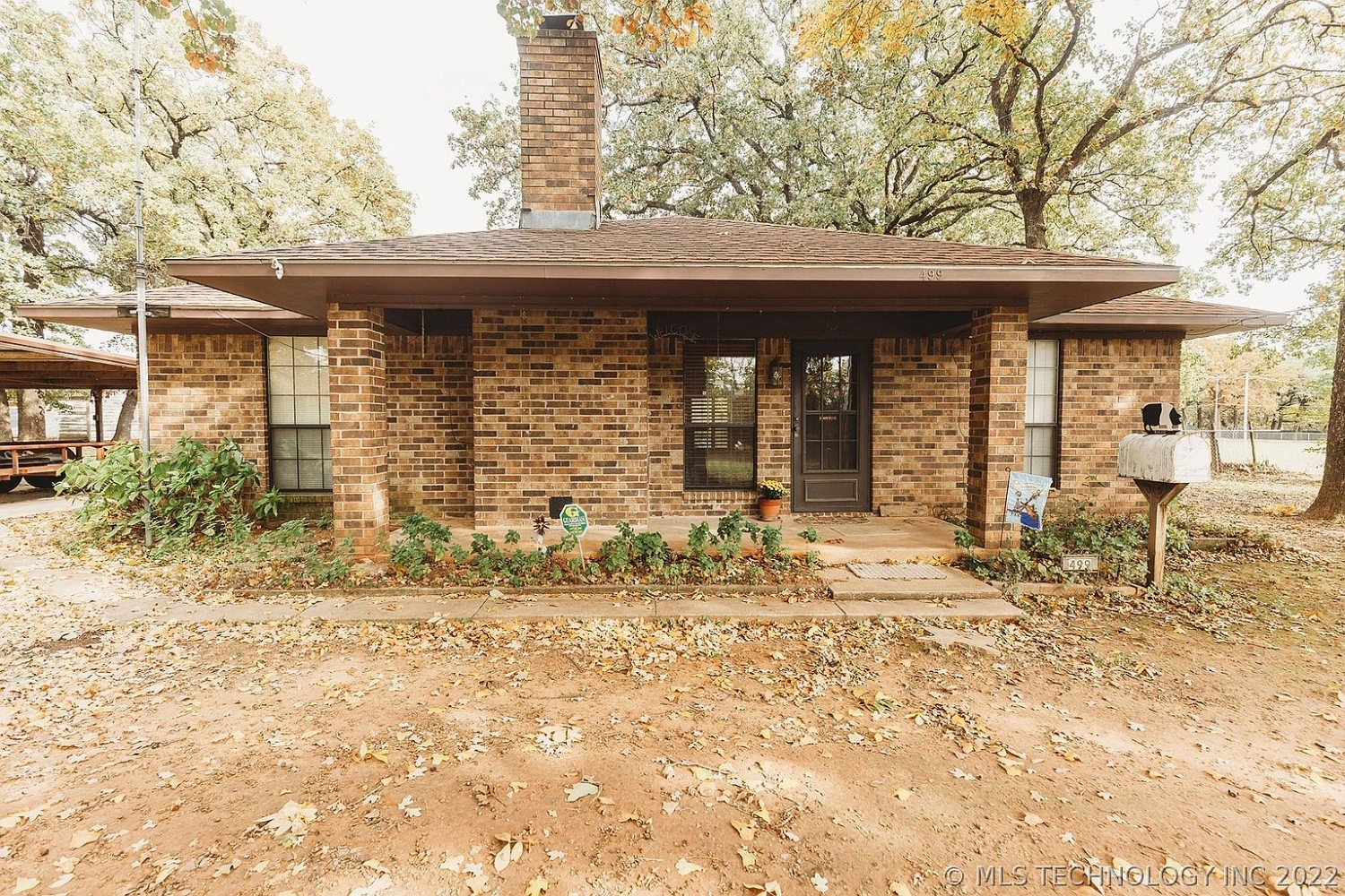 499 Red River City Road Cartwright OK - Front exterior
