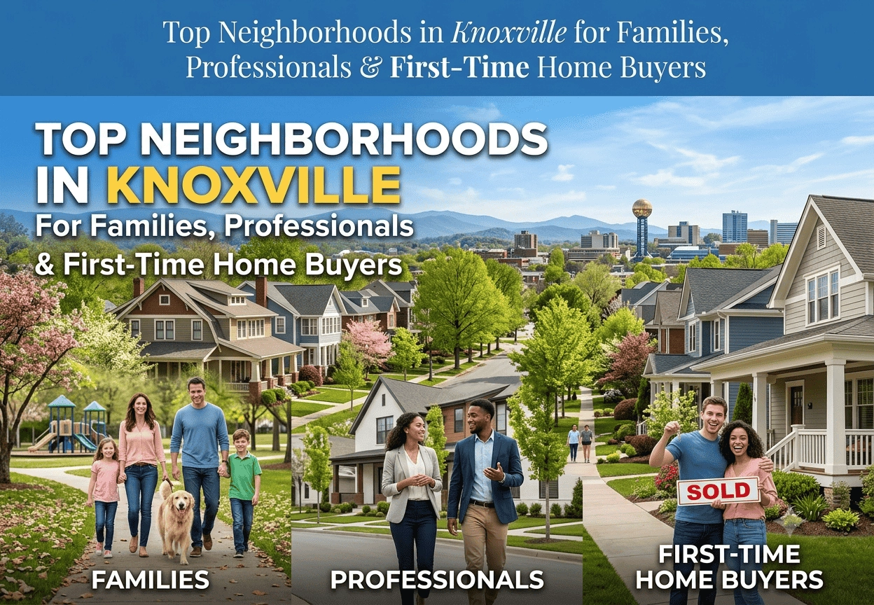 Top Neighborhoods in Knoxville for Families, Professionals & First-Time Home Buyers