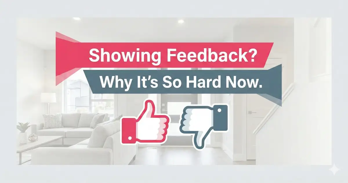 Why You're Not Getting Showing Feedback From Buyers Agents