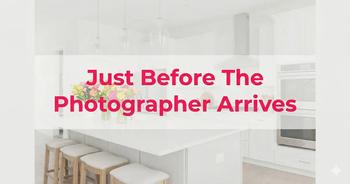 The Morning of Your Listing Photos: What to Do Before the Photographer Arrives