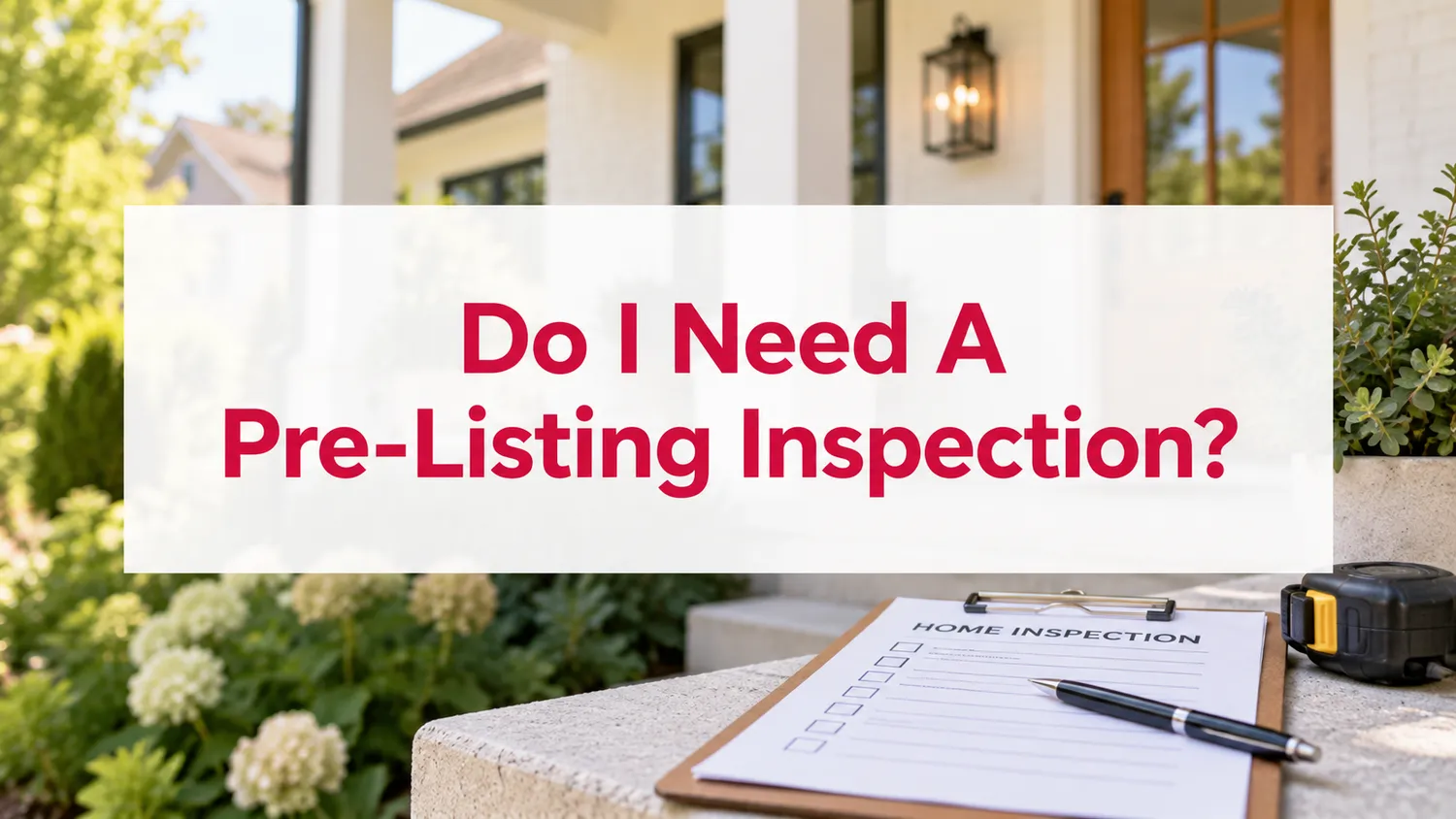 Should I Get a Pre-Listing Inspections in Nashville?
