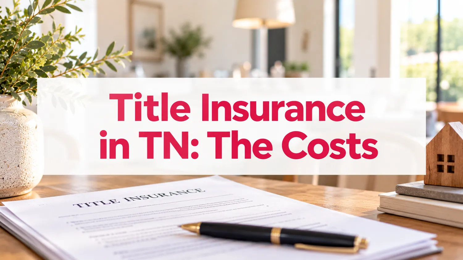 Title Insurance in Tennessee: What It Costs and Who Pays
