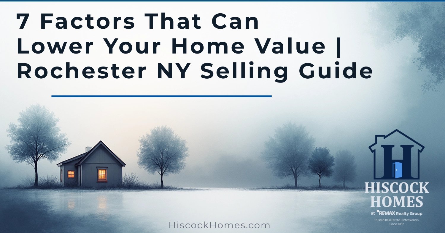 7 Factors That Can Lower Your Home Value | Rochester NY Home Selling Guide
