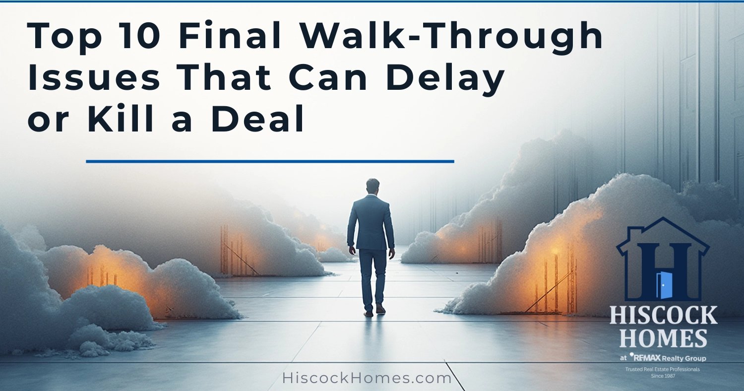 Top 10 Final Walk-Through Issues That Can Delay or Kill a Deal – Rochester NY Real Estate