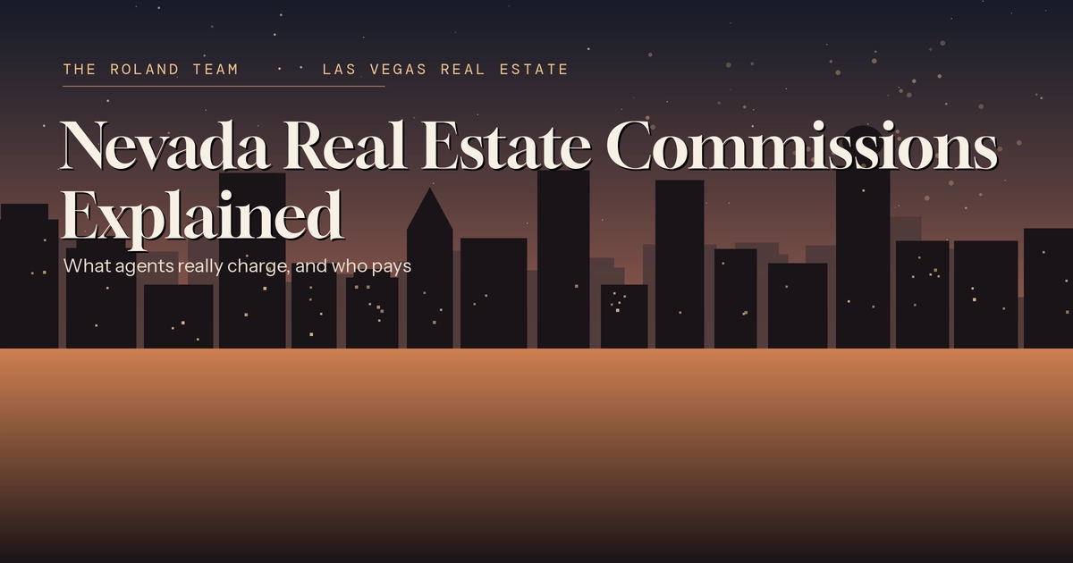 How Much Commission Do Real Estate Agents Take in Nevada?