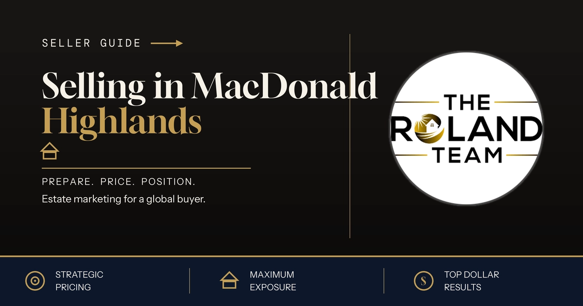 Best Real Estate Team for Selling a Home in MacDonald Highlands, NV (2026 Seller's Guide)