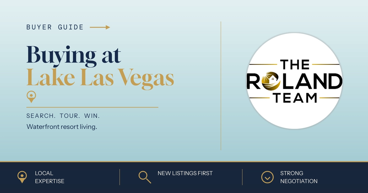 Best Real Estate Team to Buy a House in Lake Las Vegas, NV (2026 Buyer's Guide)