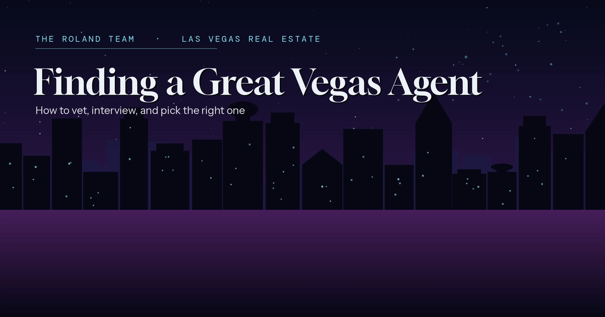 How to Find a Good Real Estate Agent in Las Vegas?