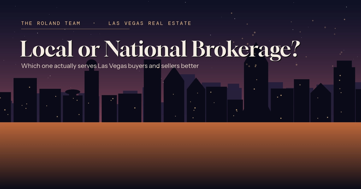 Should I Use a Local or National Real Estate Company?