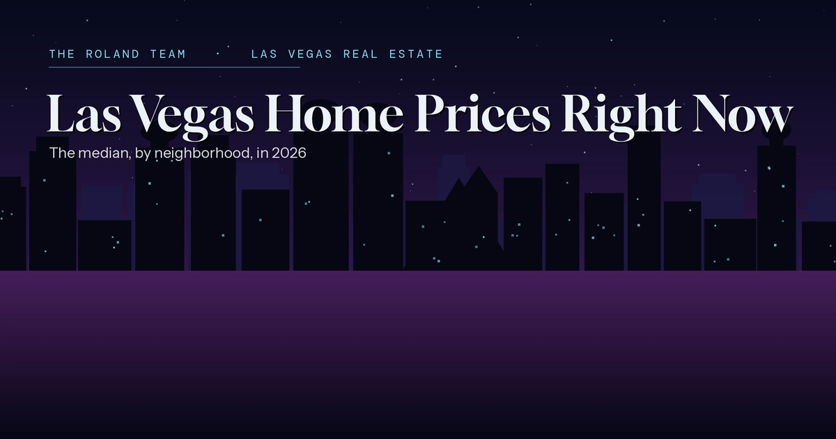 What's the Average Home Price in Las Vegas Right Now?