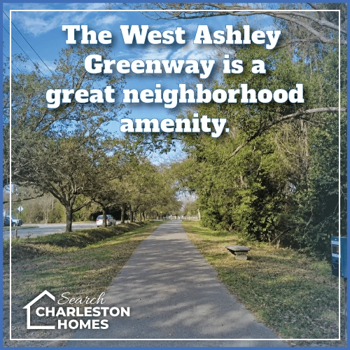 The West Ashley Greenway is a great neighborhood amenity