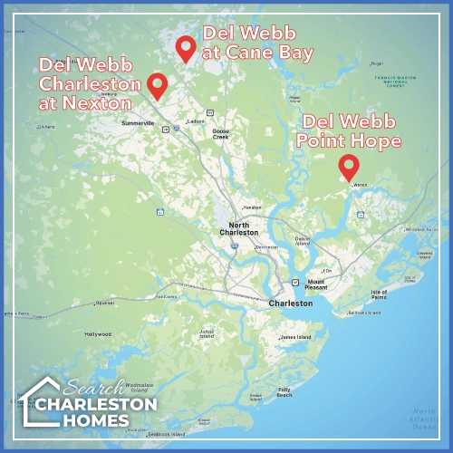 Del Webb Communities on the Map