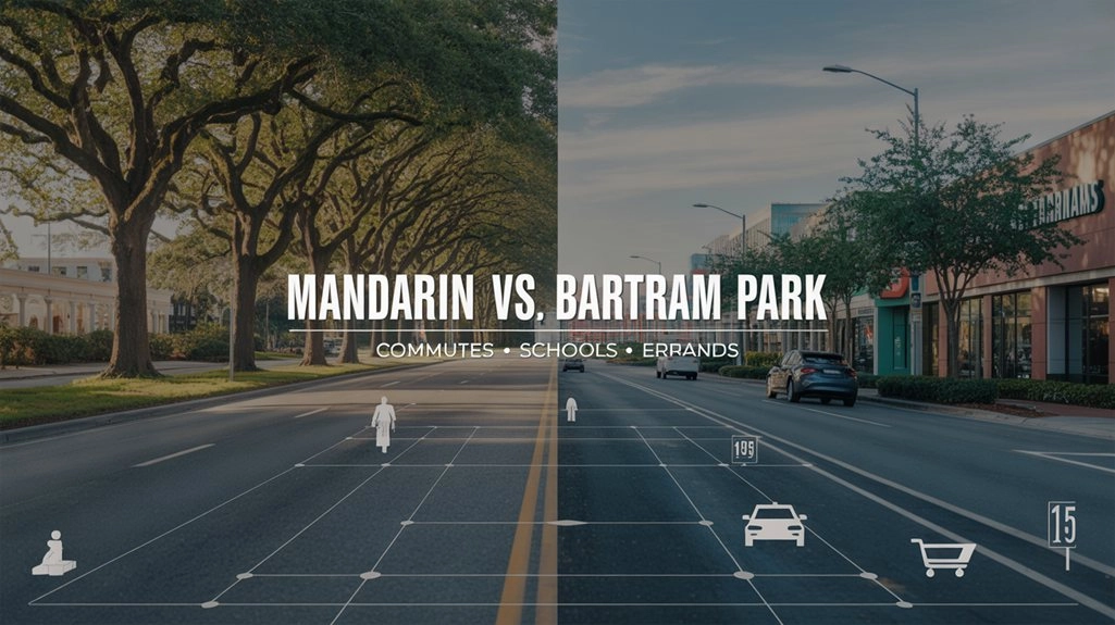 Mandarin vs Bartram Park: Commute Routes, Schools, and Daily Errands