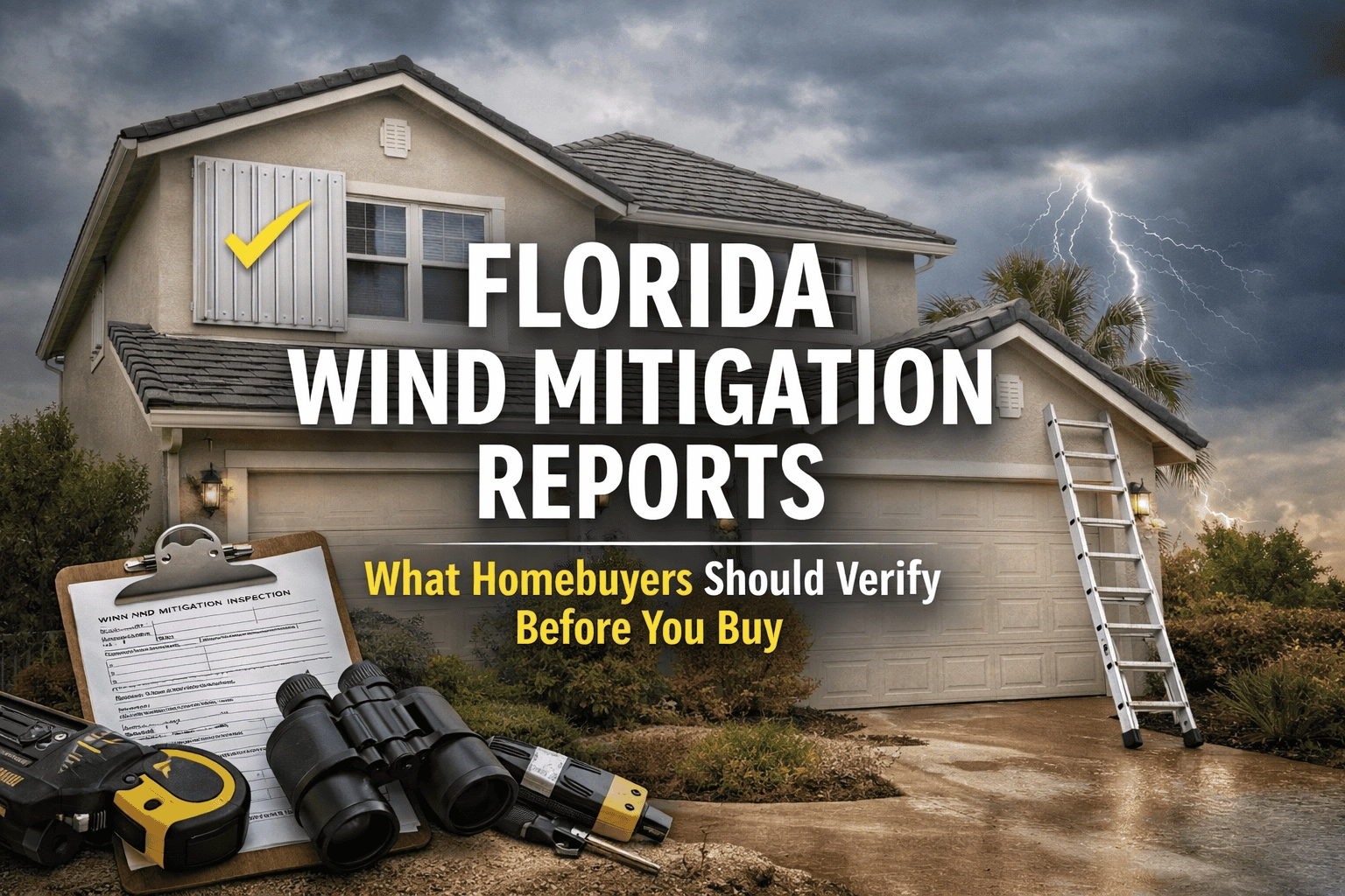 Florida Wind Mitigation Reports: What Homebuyers Should Verify Before You Buy