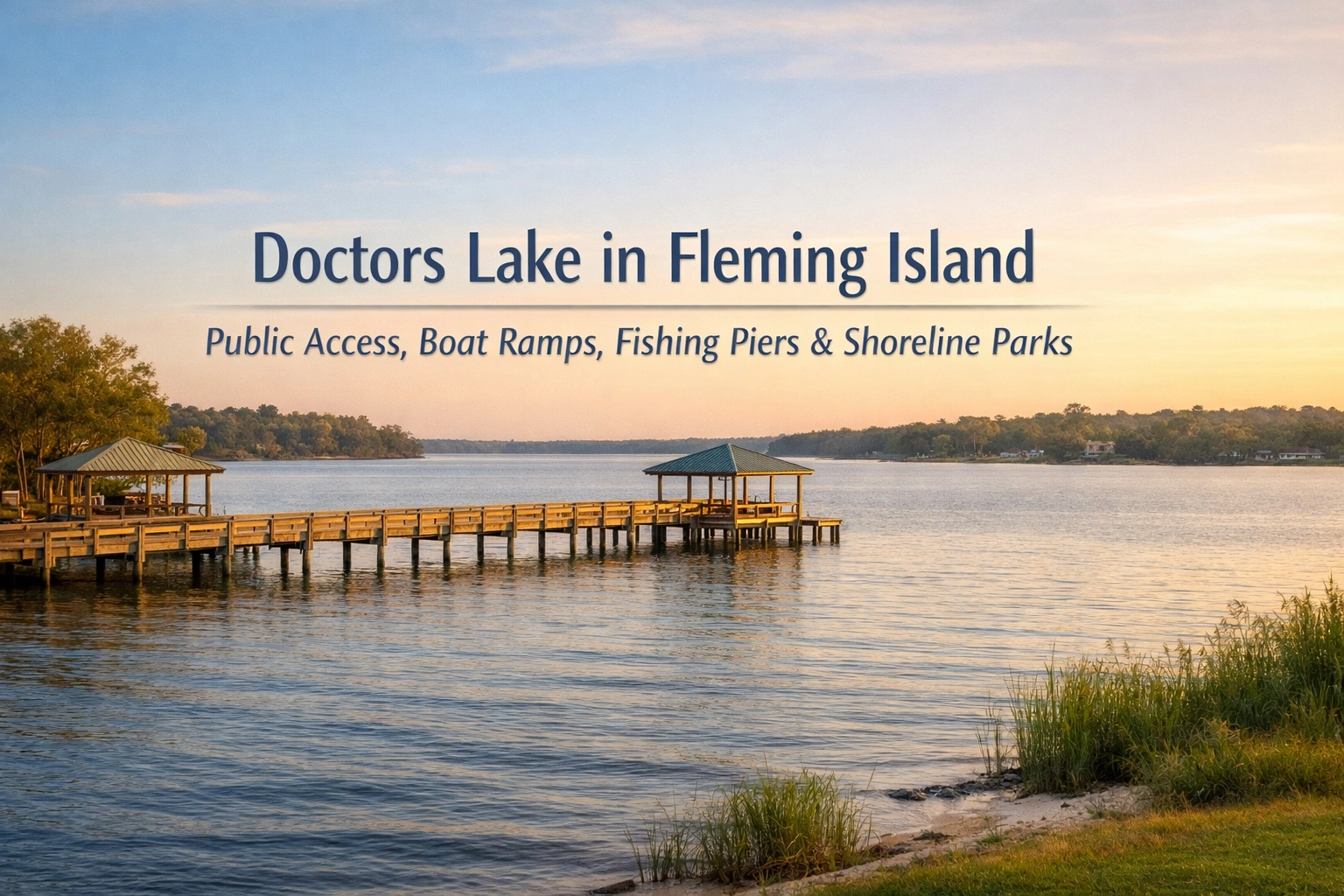Doctors Lake in Fleming Island: Public Access, Boat Ramps, Fishing Piers, and Shoreline Parks