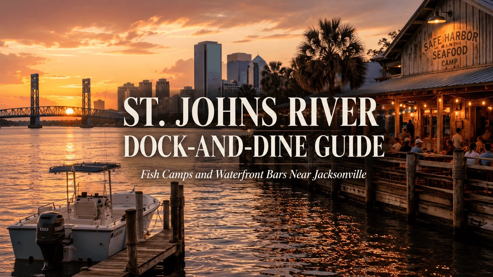 St. Johns River Dock-and-Dine: Fish Camps, Waterfront Bars, and Boat-Up Stops Near Jacksonville