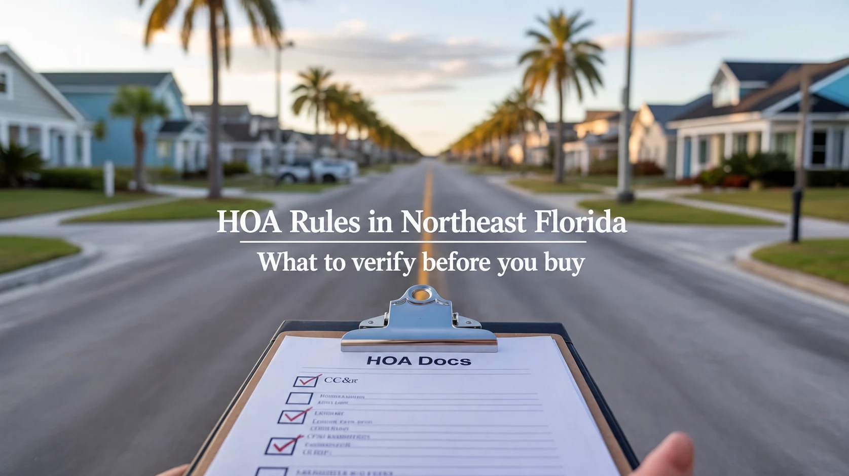 HOA Rules in Northeast Florida: What to Verify Before Buying