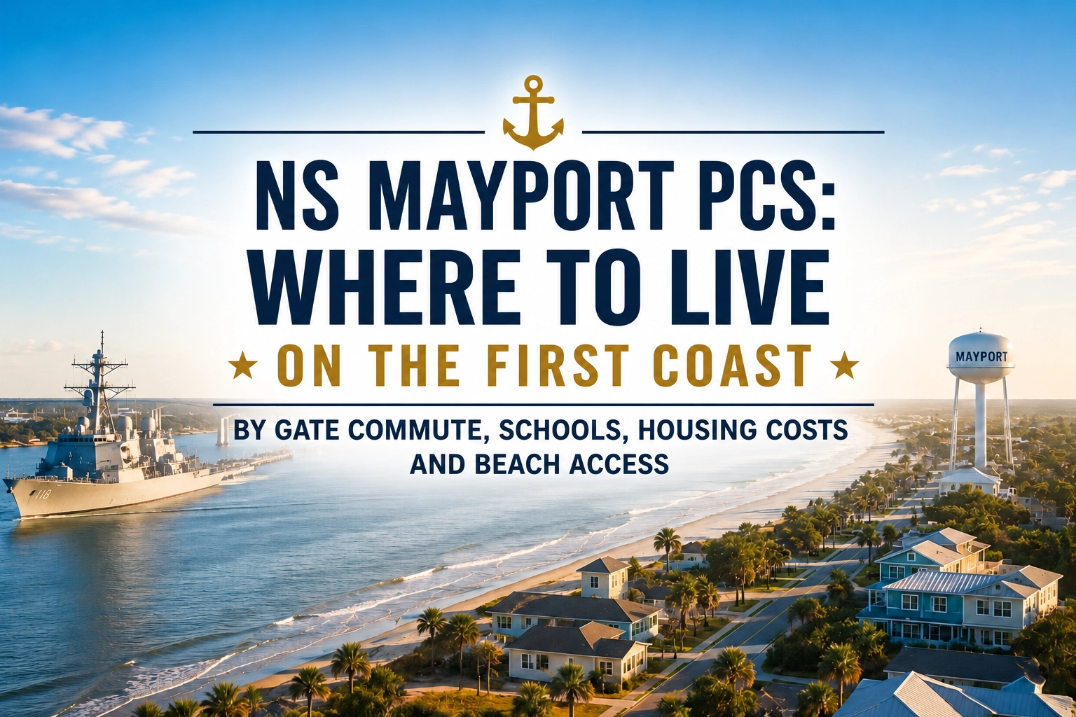 Naval Station Mayport PCS: How to Choose Where to Live