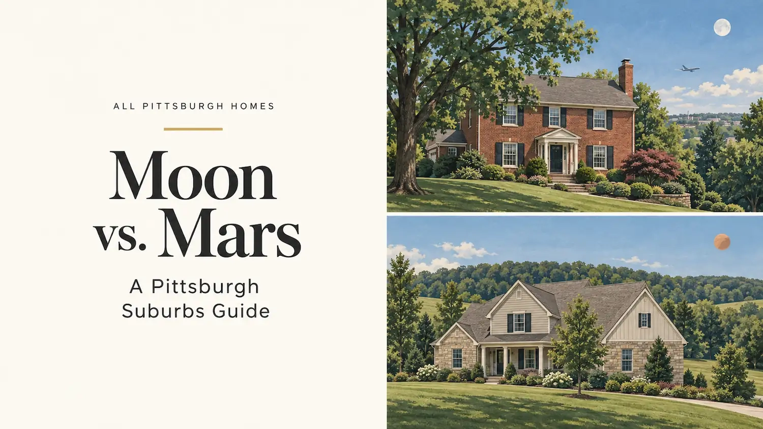 Living on the Moon vs. Moving to Mars: The Cosmic Guide to Pittsburgh’s Suburbs