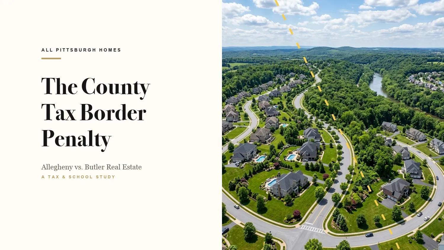 Allegheny County vs. Butler County PA: Real Estate & Taxes