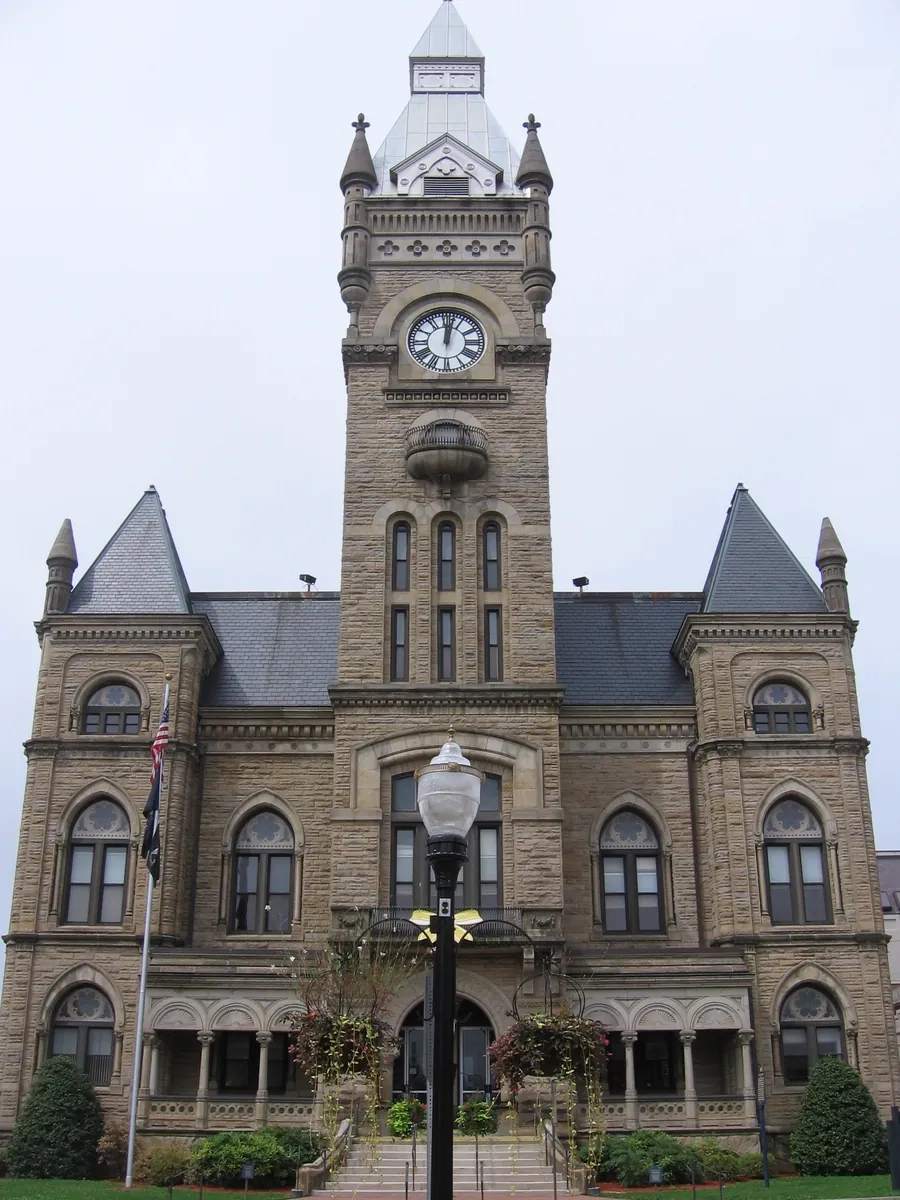 Historic Butler County Courthouse in Butler Pennsylvania representing county seat governance